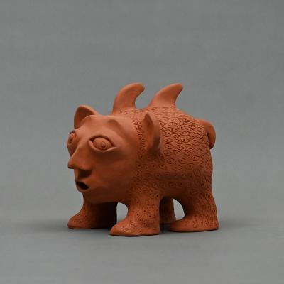 23. Creature Xxiii 7.5x7.5x9.5 Terracota